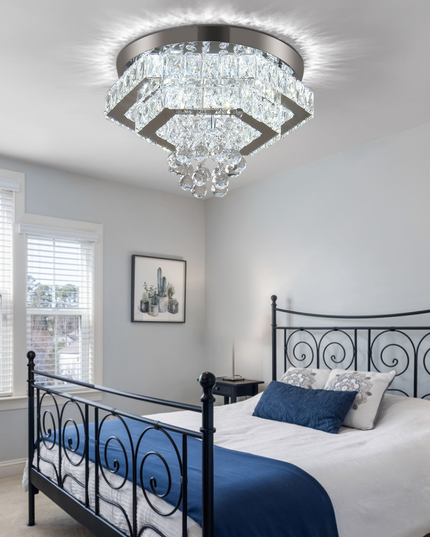 Modern Luxury LED Double Layer Chandelier