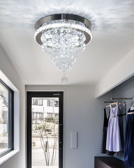 11.8 Inch LED Luxury Modern Nordic Crystal Chandelier