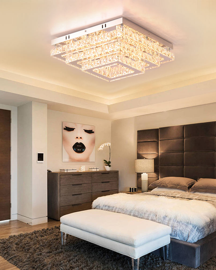 Home Decor Living Room Crystal Ceiling Light