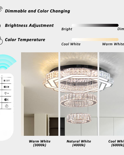 K9 Crystal LED Luxury Large Wedding Ceiling Light
