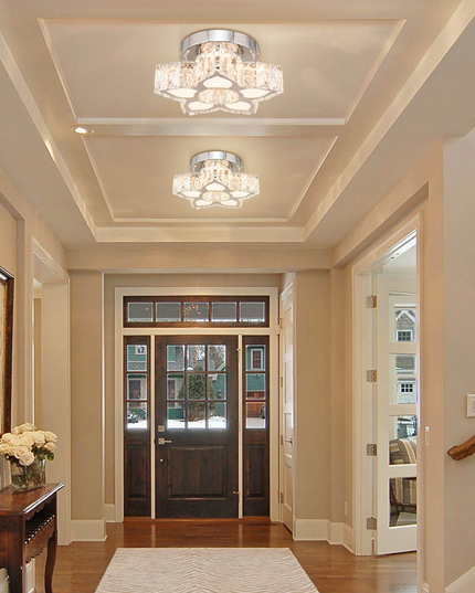 Luxury Minimalist Design LED Crystal Chandelier