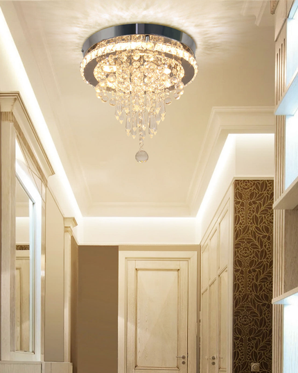 11.8 Inch LED Luxury Modern Nordic Crystal Chandelier