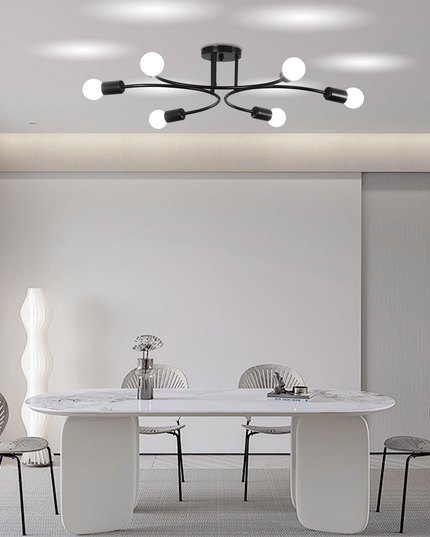 Moder U-Shape Decorative Lamps Chandelier