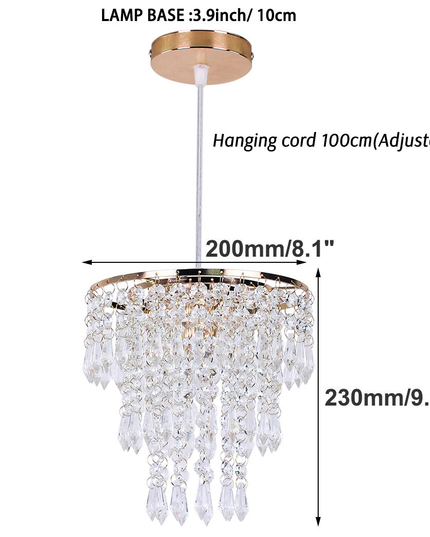 3 Layers Dining Room K9 Crystal Chandelier