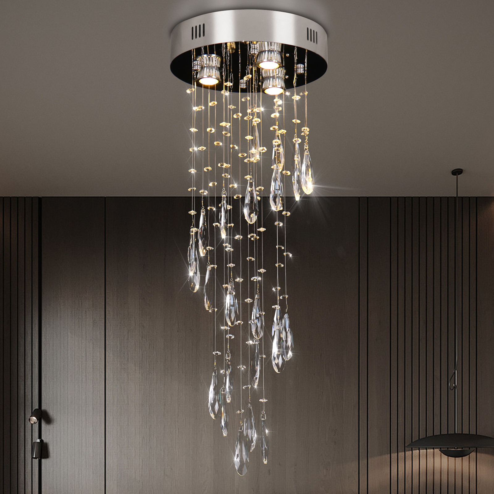 The Crystal Chandelier That Doesn’t Act Like One