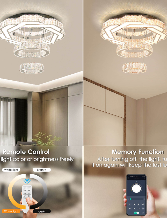 K9 Crystal LED Luxury Large Wedding Ceiling Light