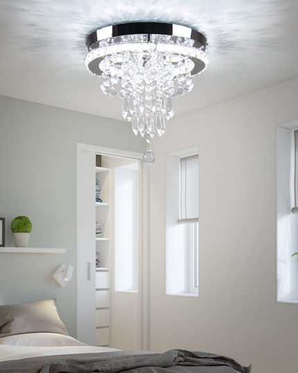 11.8 Inch LED Luxury Modern Nordic Crystal Chandelier
