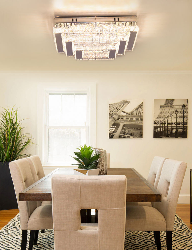 Home Decor Living Room Crystal Ceiling Light