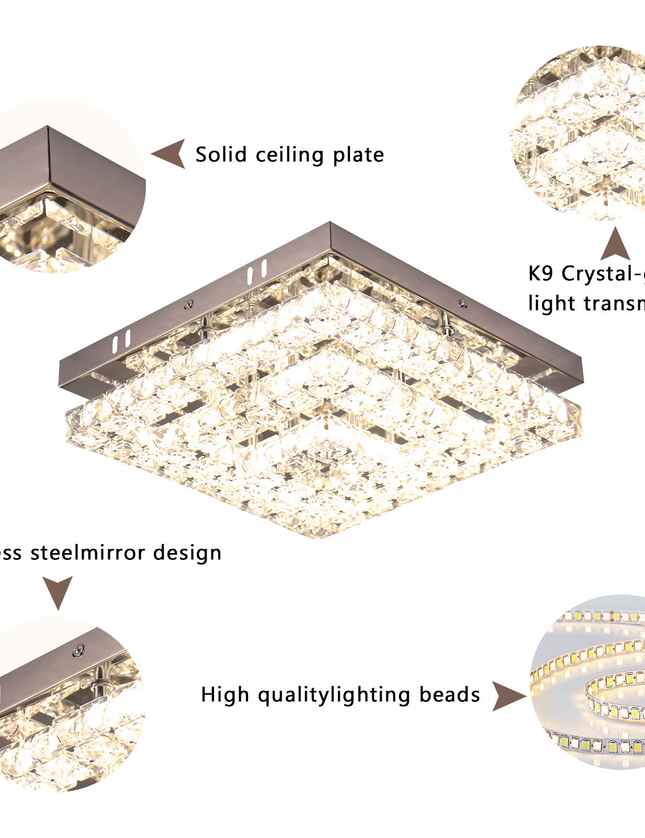 Luxury Crystal Home Decor Ceiling Lights