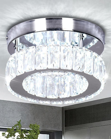 K9 Crystal Flush-Mount Ceiling Light
