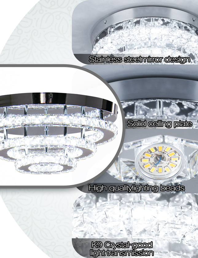Crystal Chandelier Led Lamp Ceiling Lights