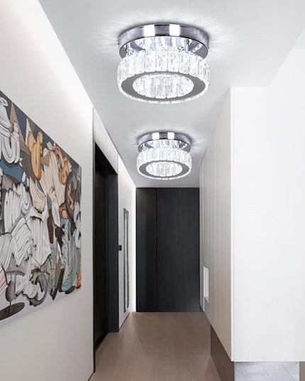 K9 Crystal Flush-Mount Ceiling Light
