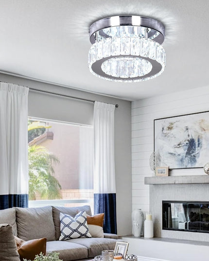 K9 Crystal Flush-Mount Ceiling Light