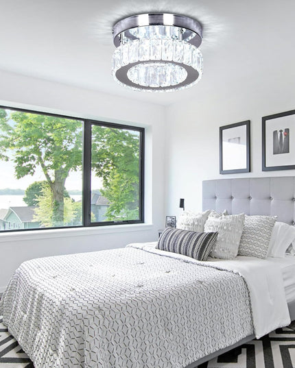 K9 Crystal Flush-Mount Ceiling Light