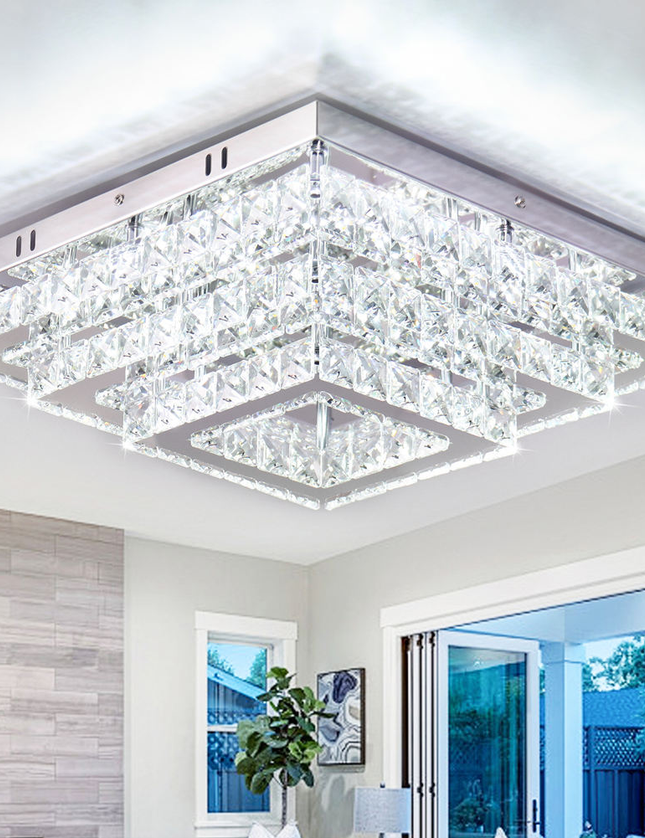 Home Decor Living Room Crystal Ceiling Light