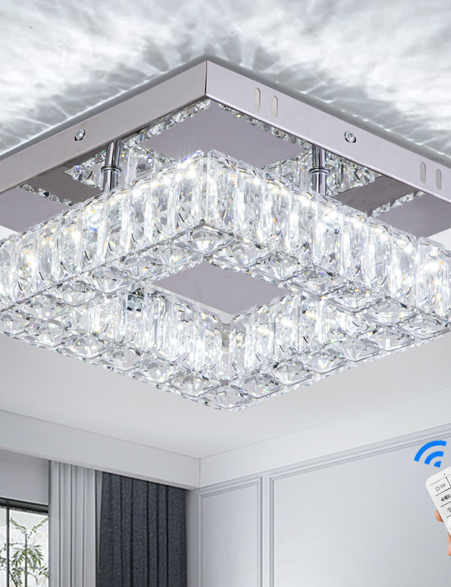Square Flush Mount LED Ceiling Light