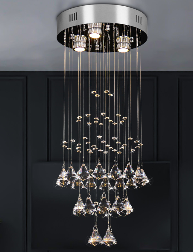 Modern K9 Crystal Pendant Light Chandelier