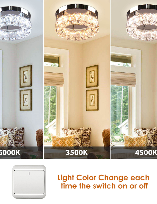9.8'' round LED Ceiling Light