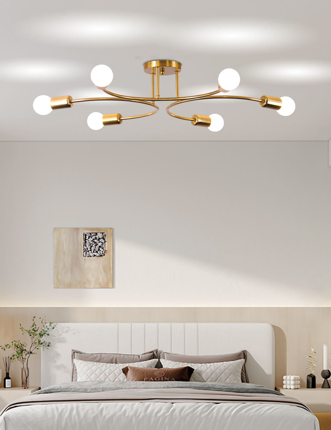 Moder U-Shape Decorative Lamps Chandelier