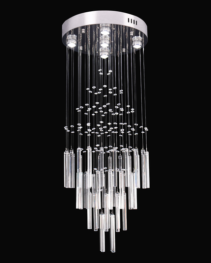 Modern Luxury Staircase K9 Crystal Chandelier