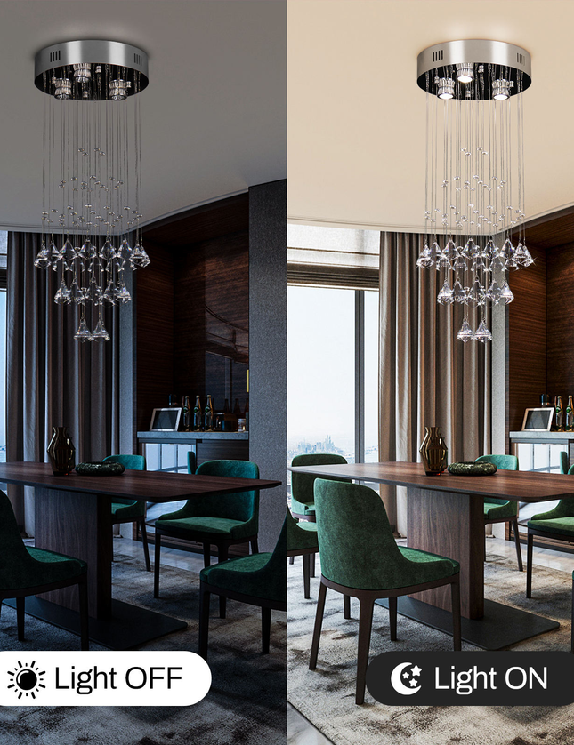 Modern K9 Crystal Pendant Light Chandelier