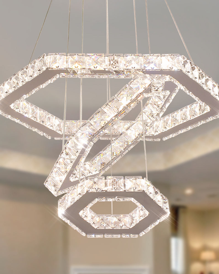 Modern Exquisite LED Crystal Chandelier Pendant Light