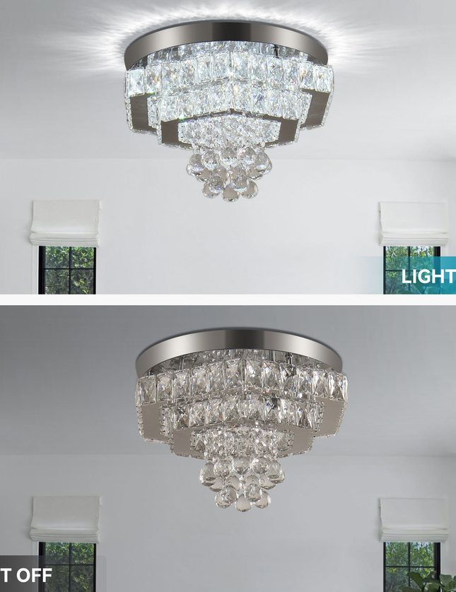 Modern Luxury LED Double Layer Chandelier