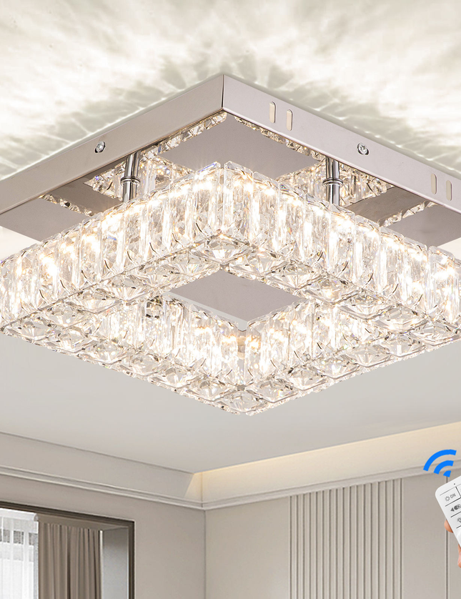 Square Flush Mount LED Ceiling Light