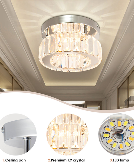 Crystal Corridor Ceiling Light Chandelier Lighting