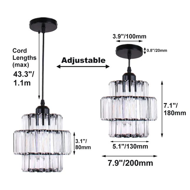 7.87'' LED Flush Mount Ceiling Light