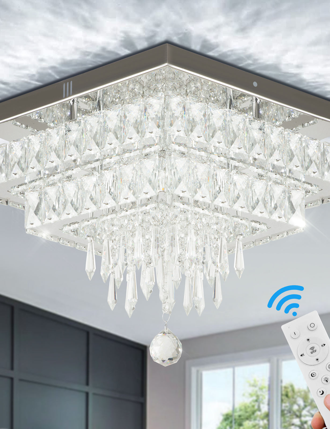 Crystal Ceiling Light Fixture LED Chandeliers