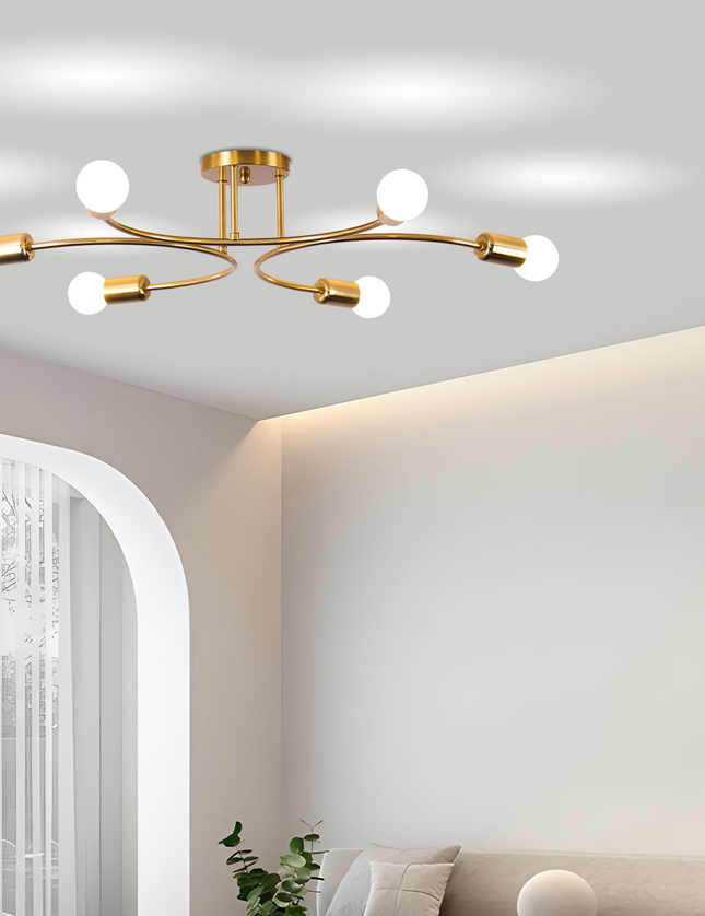 Moder U-Shape Decorative Lamps Chandelier