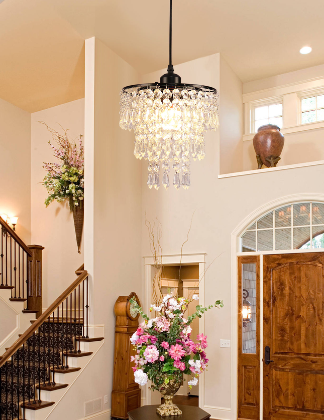 3 Layers Dining Room K9 Crystal Chandelier