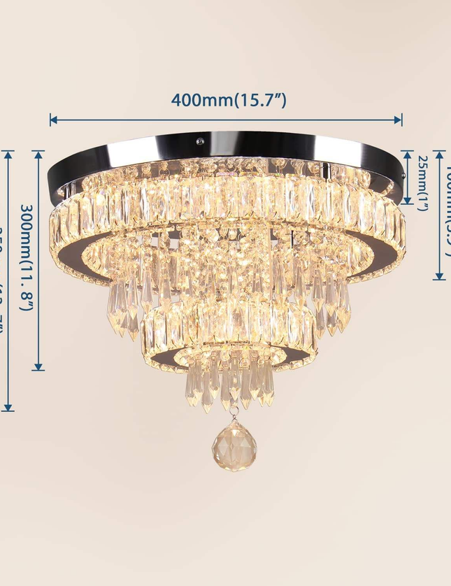 K9 Crystal Pendant Ceiling Light