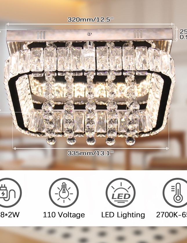 Modern Luxury LED Crystal Chandelier