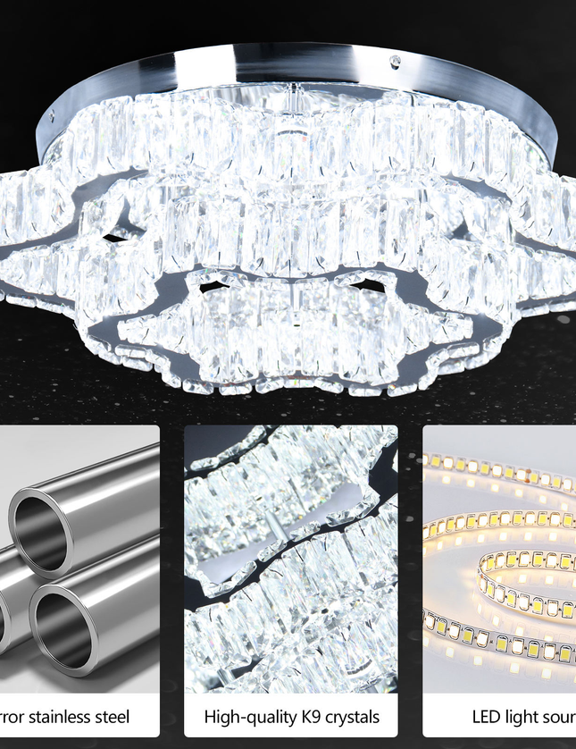 Double Clouds K9 Ceiling Lamp