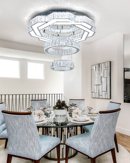 K9 Crystal LED Luxury Large Wedding Ceiling Light