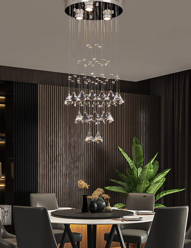Modern K9 Crystal Pendant Light Chandelier
