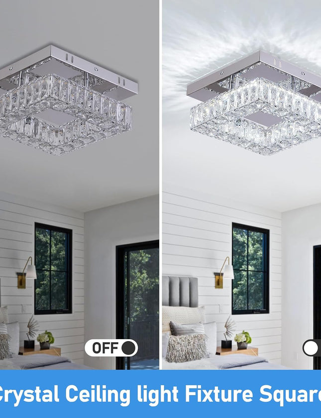 Square LED ceiling light