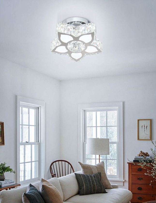 Luxury Minimalist Design LED Crystal Chandelier