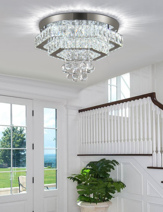 Modern Luxury LED Double Layer Chandelier