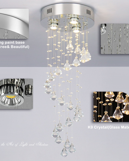 Modern Chandelier High Ceiling Ceiling Lamp