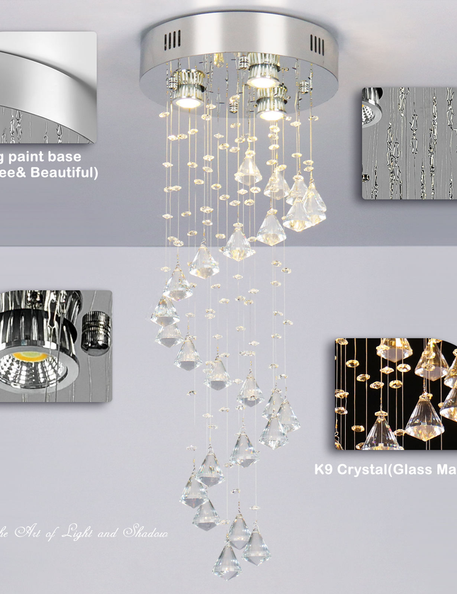 Modern Chandelier High Ceiling Ceiling Lamp