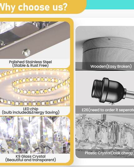 Modern Decoration K9 Crystal Chandelier