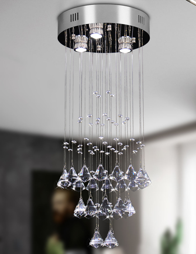 Modern K9 Crystal Pendant Light Chandelier