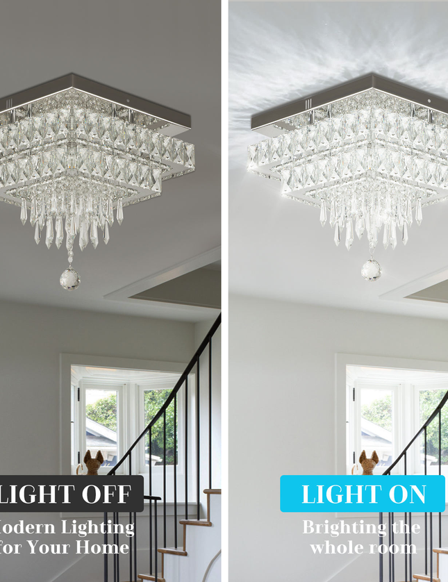 Crystal Ceiling Light Fixture LED Chandeliers
