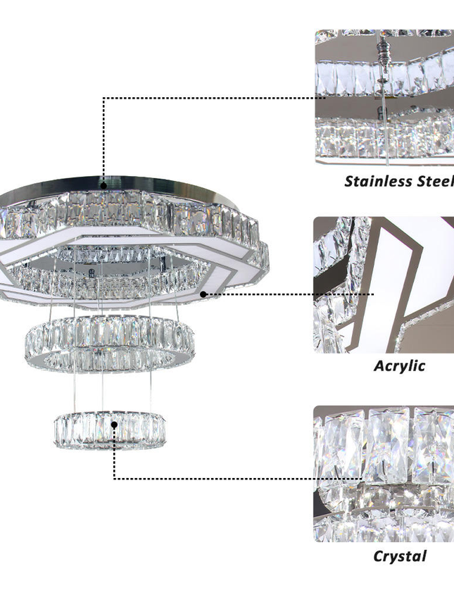 K9 Crystal LED Luxury Large Wedding Ceiling Light