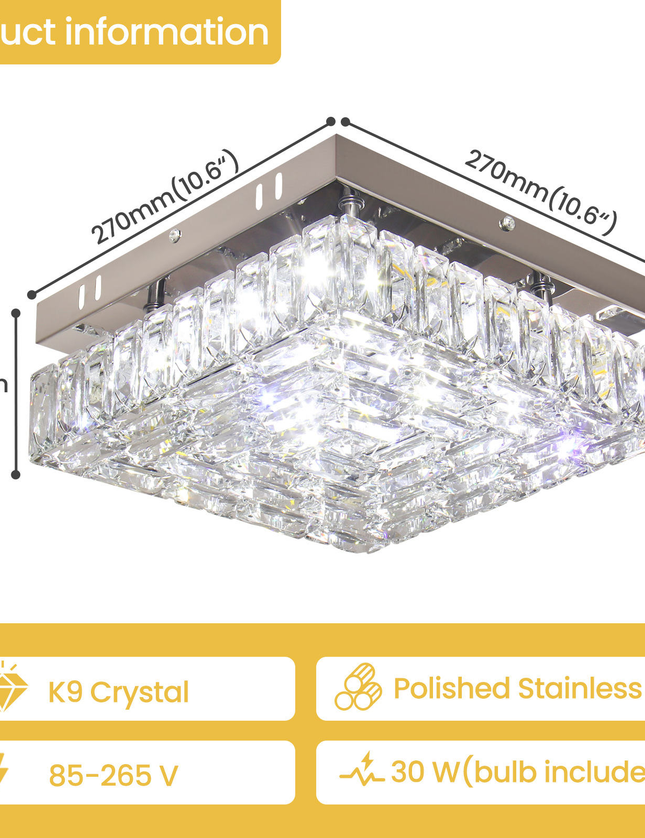Modern Decoration K9 Crystal Chandelier