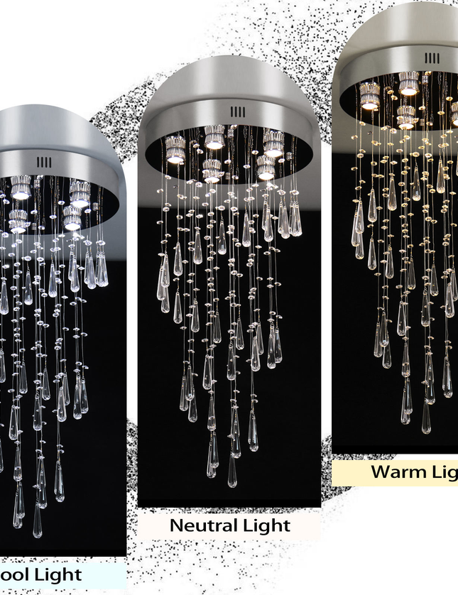 Luxury Modern LED Ceiling Light Crystal Chandelier