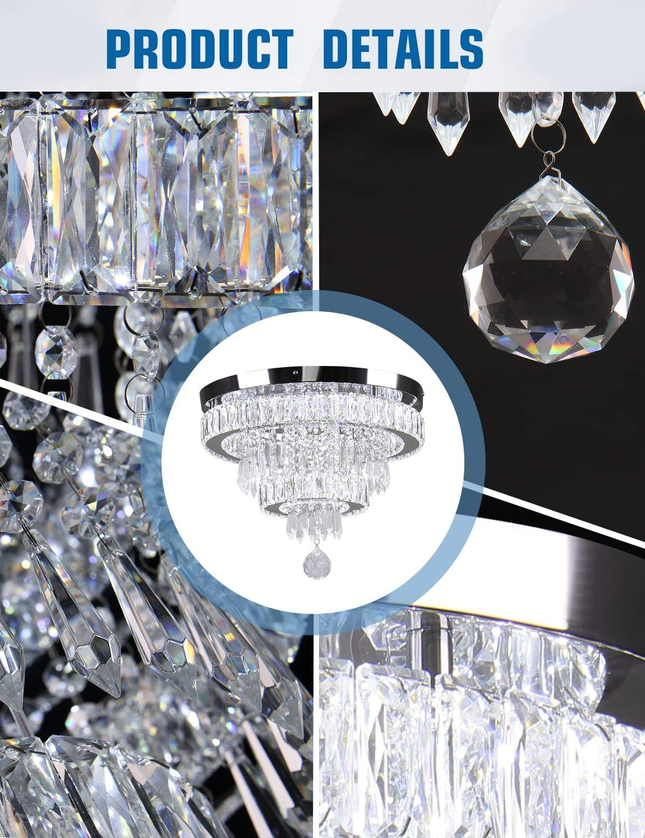 K9 Crystal Pendant Ceiling Light